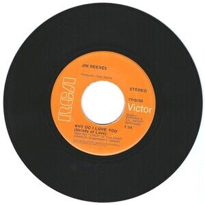 Jim Reeves 45 Why Do I Love You / Nobody's Fool M- '69 Country